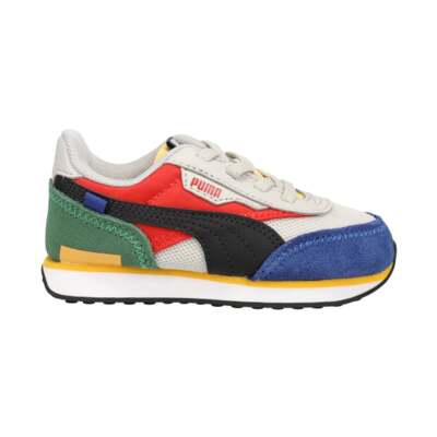 

Puma Future Rider Splash Lace Up Toddler Boys Серые кроссовки Повседневная обувь 381856, Grey, Puma Future Rider Splash Lace Up Toddler