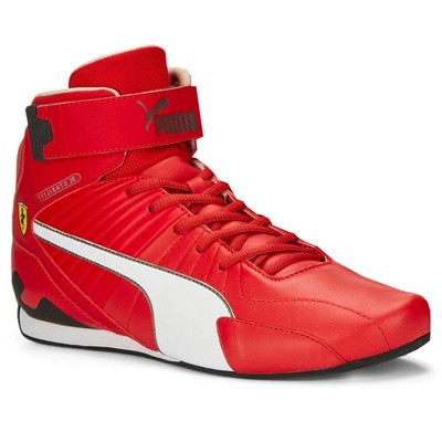 

Puma Sf Kart Cat Rk Высокие мужские красные кроссовки Повседневная обувь 30751202, Красный, Puma Sf Kart Cat Rk High Top