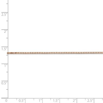 Pre-owned Superdealsforeverything Real 14kt Rose Gold 20 Inch 1.10mm Box Link With Lobster Clasp Chain; 20 Inch In Pink