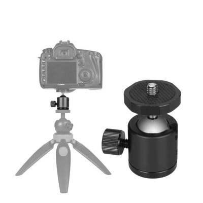 Small Tiny Mini Ball Head fr Desktop Tripod Phone Action Camera Vlog Livecast