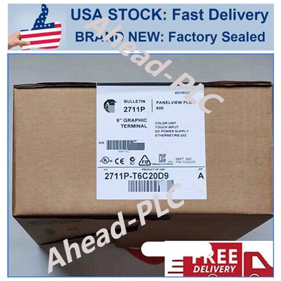 2711P-T6C20D9 New ALLEN BRADLEY 2711P-T6C20D9 PanelView Plus 600 Touchscreen