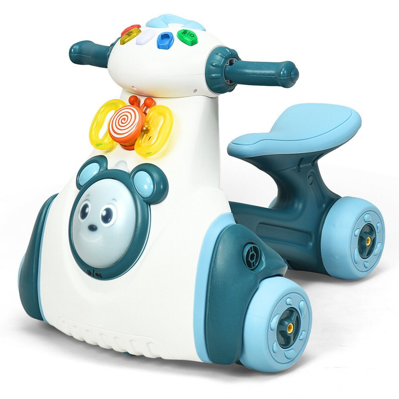 Kids Tricycle Ride On Car Toys For 1 2 3 Year Old Boy Girl With Lights And Sound