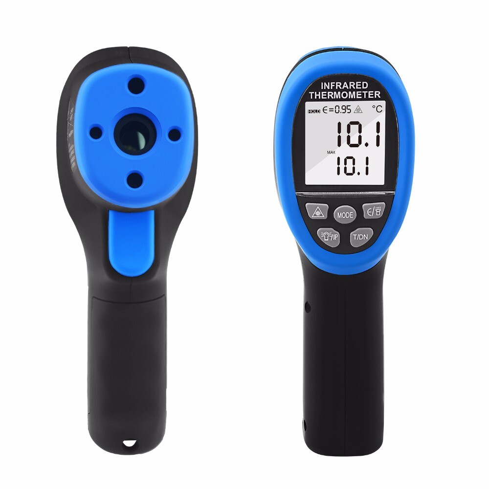Infrared Thermometer 301 DS NonContact Double Laser Target Tester 50