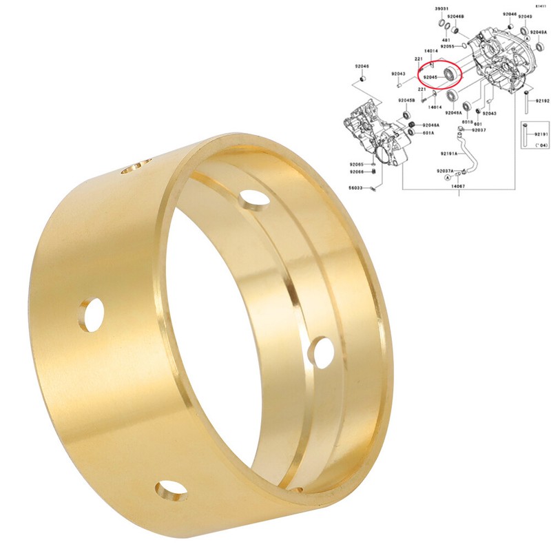 For Kawasaki Brute Force Teryx 750 KVF750 Crankshaft Bearing Bushing 92045-0012