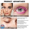 Colored Colorful Waterproof Mascara for Eyelashes Set,Blue White Black Brown Purple Long lasting Charming Voluminous Cruelty Free Vegan Eye Makeup (A-1Pc 5# Pink, A)