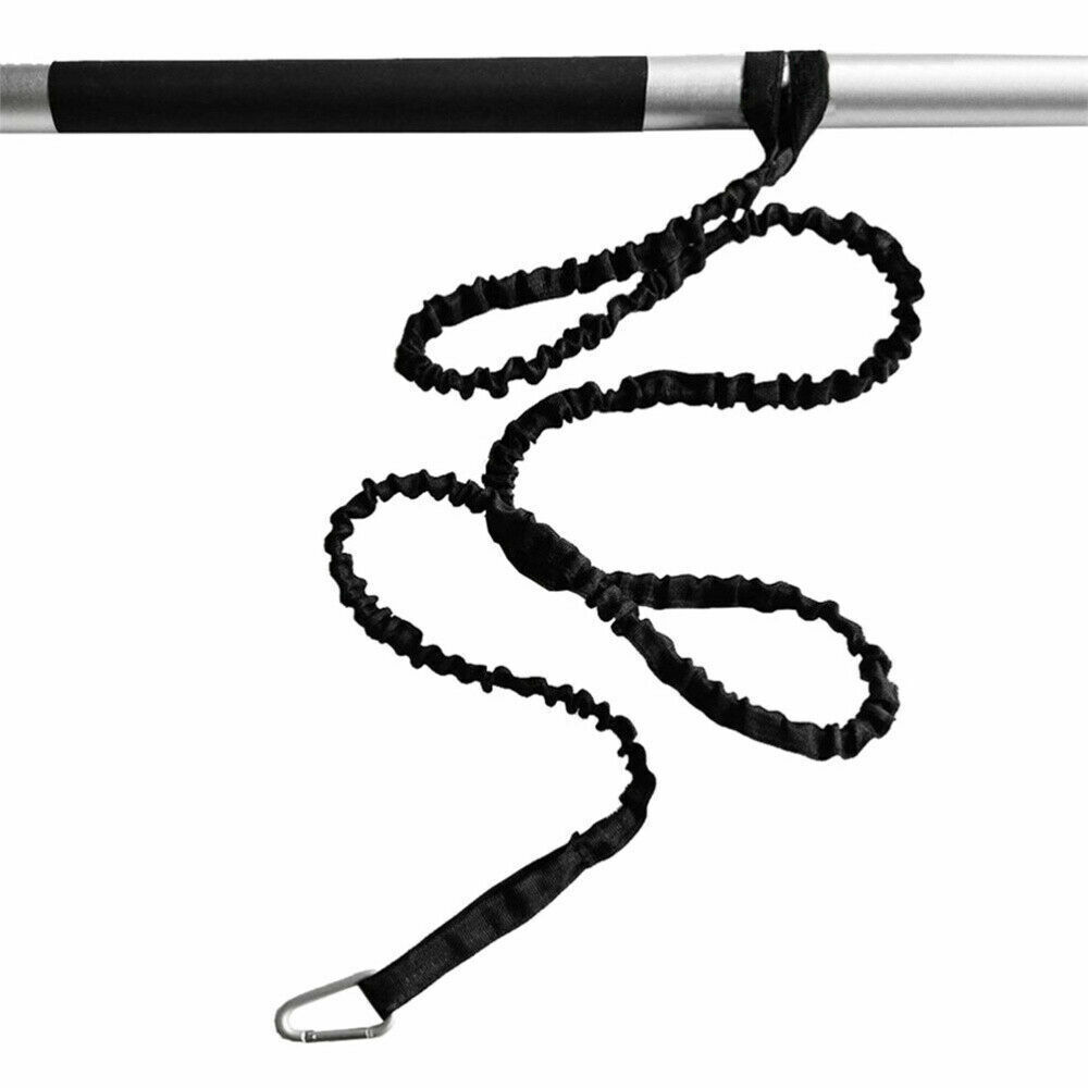 Canoe Boat Paddle Leash Fishing Rod Holder Accessory Leash With Carabiner