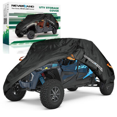 SxS Utility Vehicle Cover Rain UV Protector Outdoor For Polaris RZR XP 4 Turbo S