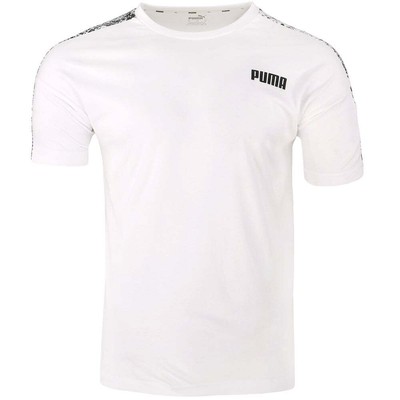 

Футболка Puma Snake с круглым вырезом и короткими рукавами, мужские повседневные топы размера , 84588802, Белый, Puma Snake Crew Neck Short Sleeve T-Shirt