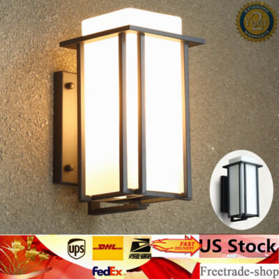 Outdoor Wall Sconce Light Garage Doorway Porch Lantern Lamp Lighting Fixture