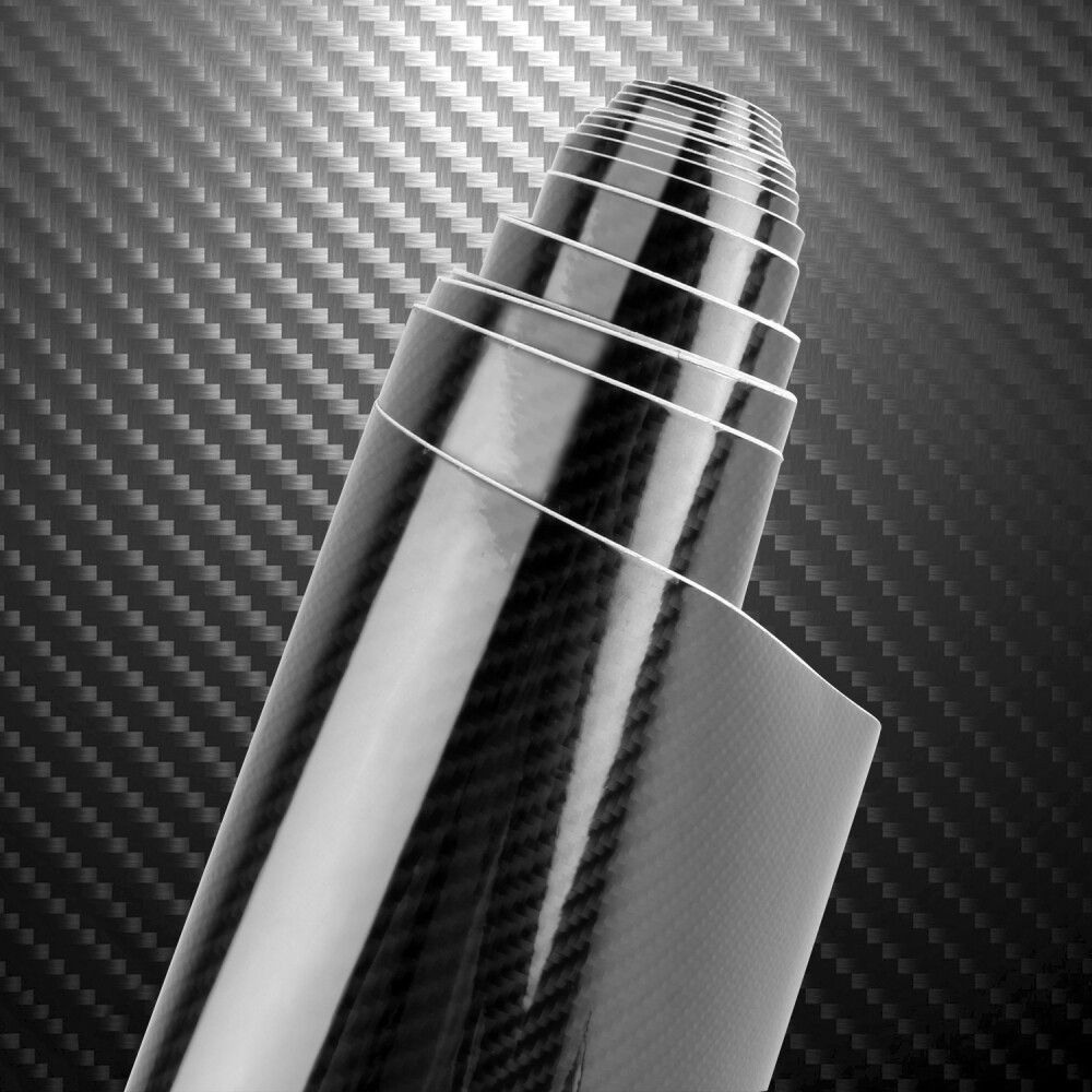 300x30cm Carbon Folie Glanz Matt Schwarz Profi Blasenfrei ...