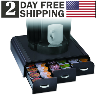 Coffee Pod Holder 36 K Cup Storage Rack Cups Drawer Organizer