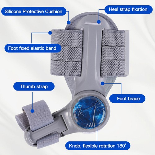 HALLUX TOE BUNION CORRECTOR STRAIGHTENER SUPPORT STRAP ORTHOPEDIC FOR MEN WOMEN 