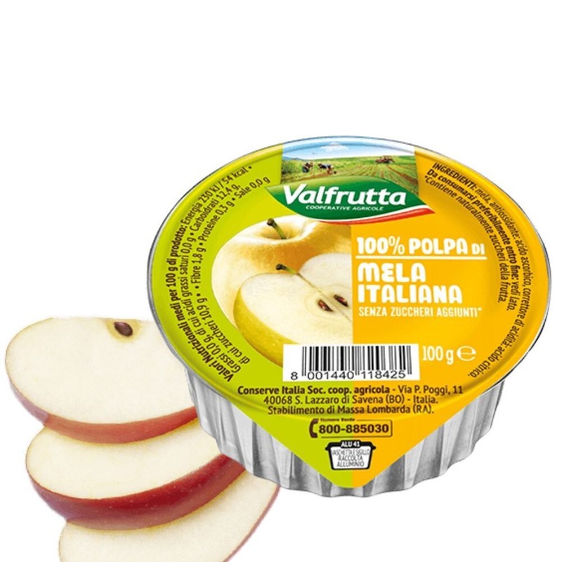 Valfrutta - 100% Polpa Di Frutta In 60 Confezioni Da 100 Gr