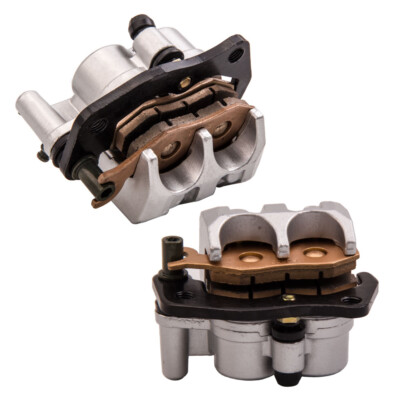 Brake Caliper Front Left Right Pads Pair for Yamaha RHINO 450 660 2006 2007 ATV