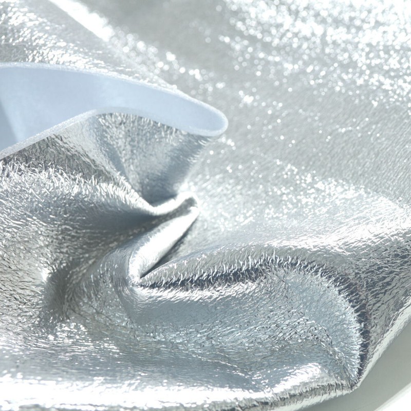 Thermostoff Fenster Stoff Meterware Matte Silber Wohnmobil Camping Isolieren 2mm