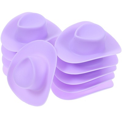 10pcs Doll House Hat Model Small Simulation Hat Plastic Small Hats