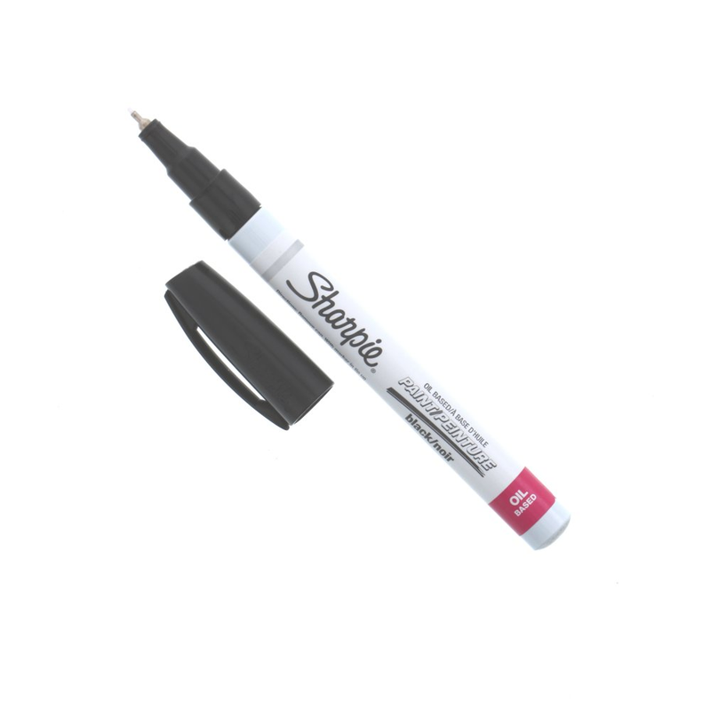 Water & Fade Resistant Oil-Based Extra Fine Point Black permanent Paint Marker