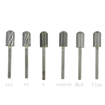 Medicool Carbide Drill Bit 3/32'' Silver Large Barrel Two Way Cut *CC12*