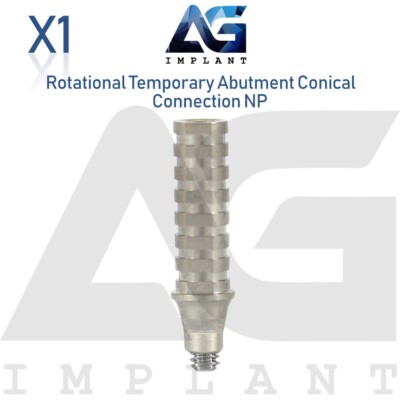 Titanium Temporary Prosthetic Non Hex NP Conical Connection With Screw