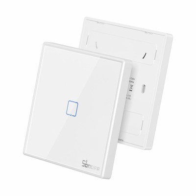 SONOFF T2EU-RF Smart Wall Panel Sticky Switch 433MHz Wireless RF Remote 86 Type