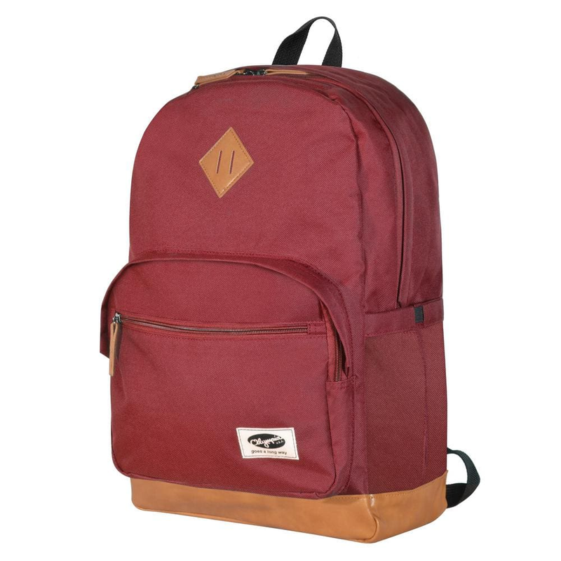 Element 18 In. Maroon Backpack with Laptop & Tablet Compartment, School Book Bag