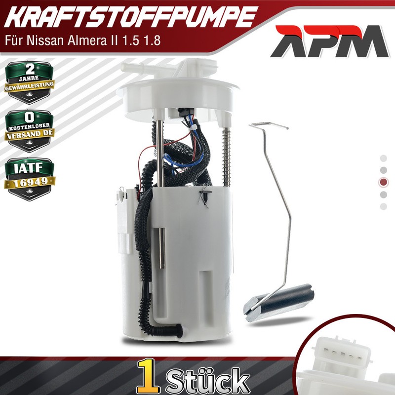 Kraftstoffpumpe Benzinpumpe FÃ¼R Nissan Almera Ii N16 1.5l 1.8l 03-06 17040-Bn800