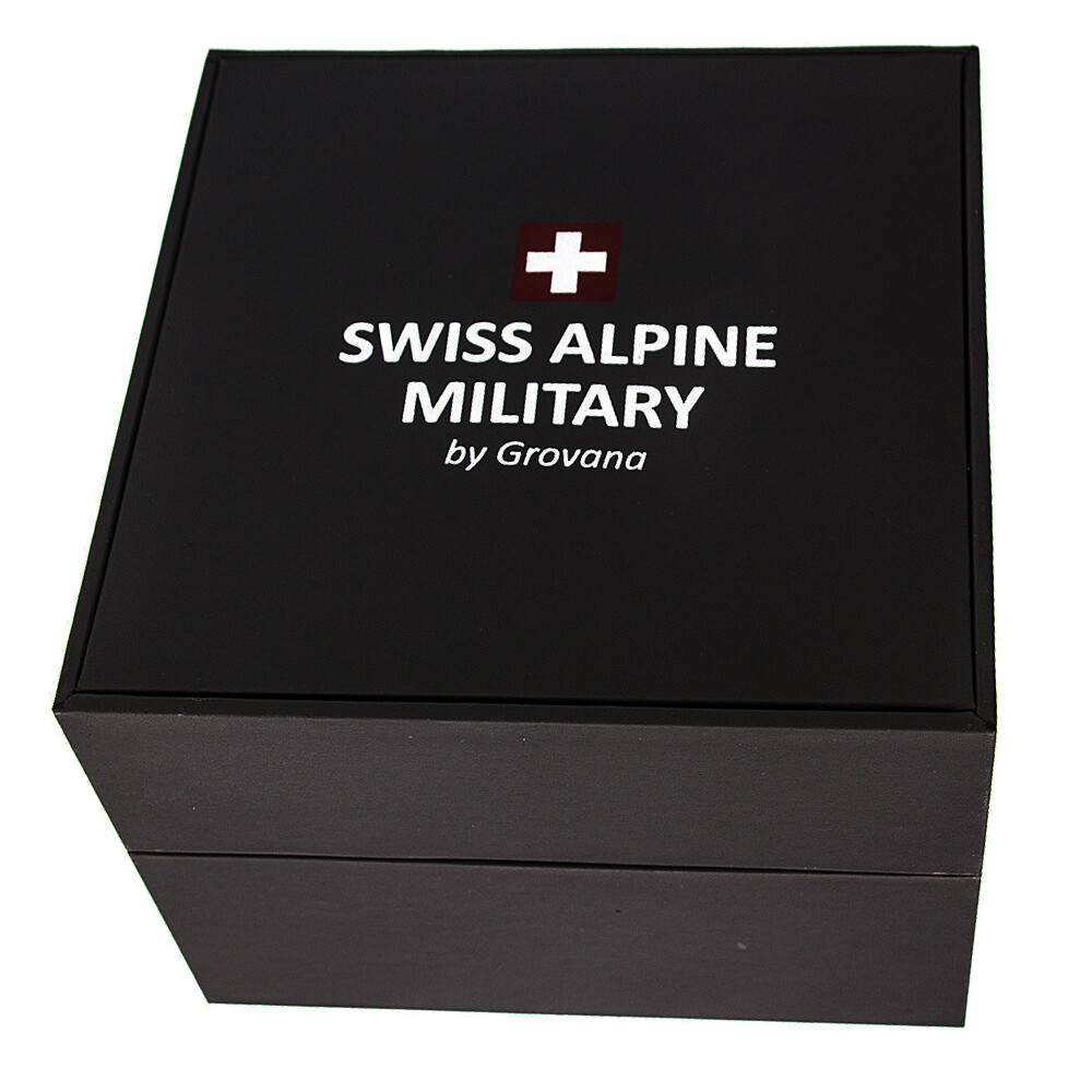 SWISS MILITARY SWISS ALPINE MILITARY BY GROVANA MEN'S WATCH GMT 7052.1115 SWISS MADE