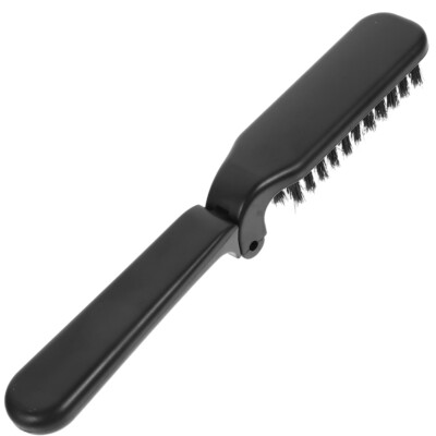 Small Folding Beard Brush for Men Travel Mustache Grooming Detangler Combs US