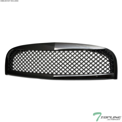Topline For 2006-2011 Chevy HHR Mesh Front Hood Bumper Grill Grille - Glossy Blk