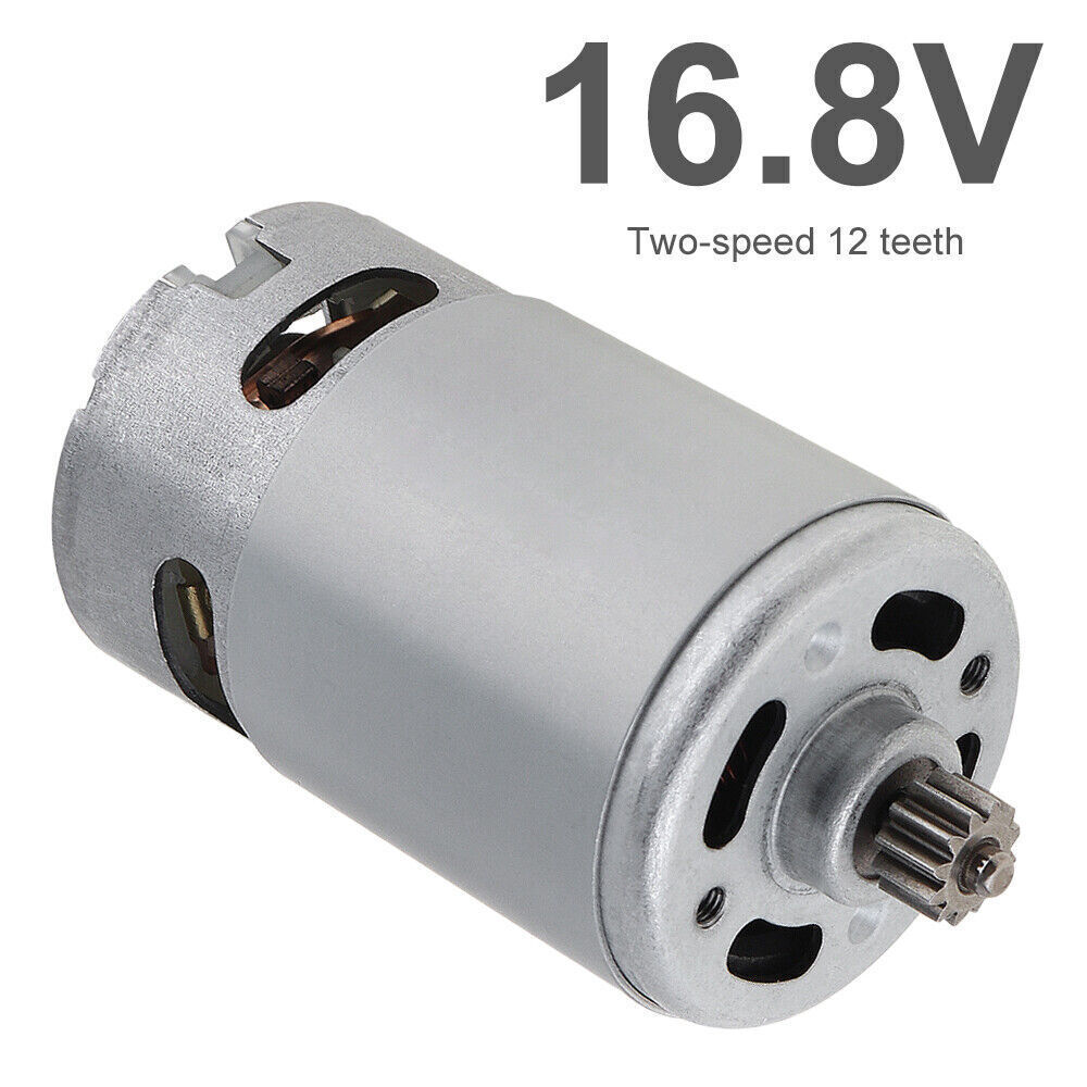 RS550 16.8V 19500 RPM DC Motor with Two-speed 12 Teeth High Torque