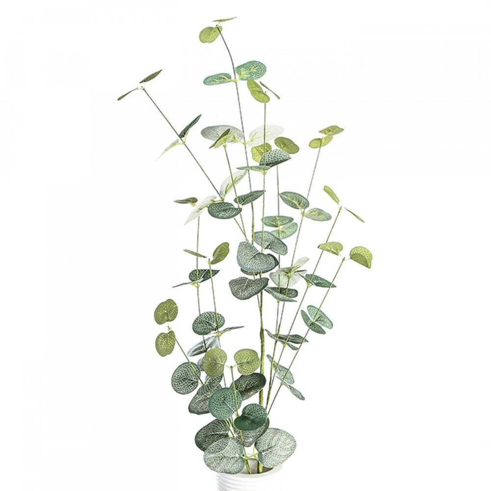 Twig Decorative Plant Leaves Artificial Flower Eucalyptus Green 35 3 8in Ebay