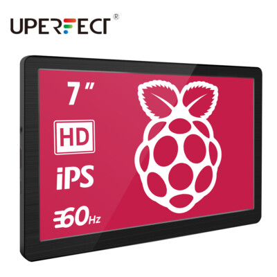 UPERFECT Raspberry Pi 7'' LCD Monitor Display 1024*600 HDMI Raspberry Pi Monitor