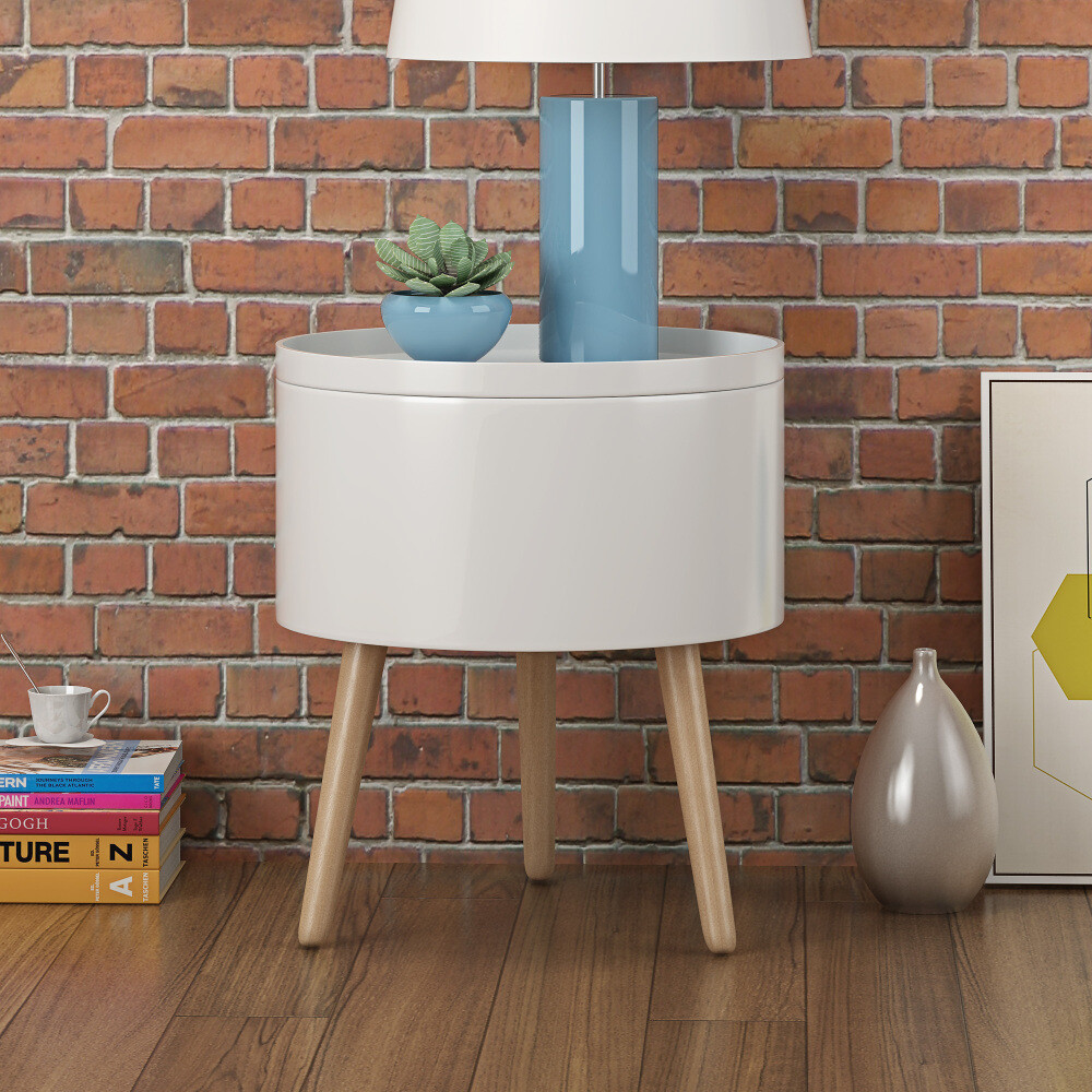 Furniture Coffee Table Side End Tables Furniture Round Storage Serving Tray White Grey Uk Home Furniture Diy Zu Studentlounge De