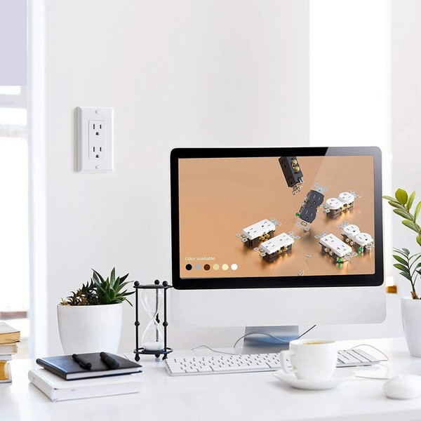 1080P HD WiFi IP Wall AC Outlet Home Security Nanny Camera Audio Video Recorder - Image 28