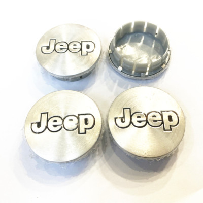 4PCS Alloy Wheel  Center Cap Rim For Jeep 56MM  2.2'' Cherokee Wrangler Compass
