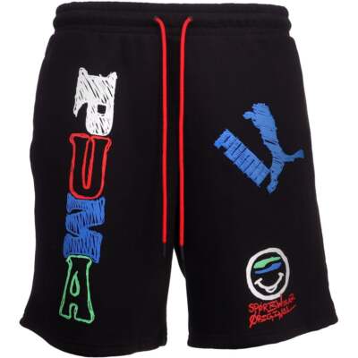 

Мужские шорты Puma Scribble Pack, размер , повседневные спортивные штаны 535728-01, Черный, Puma Scribble Pack Shorts