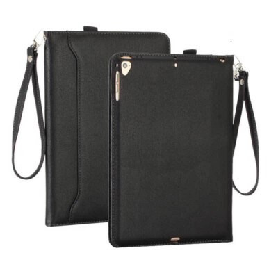 For iPad 5/6/7/8/9th Gen 10.2'' Leather Rope Hanging Tablet Case With Card Slot