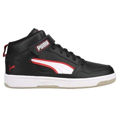 Puma Rebound Layup Strap Alumni Mens Black Sneakers Casual Shoes 38542401