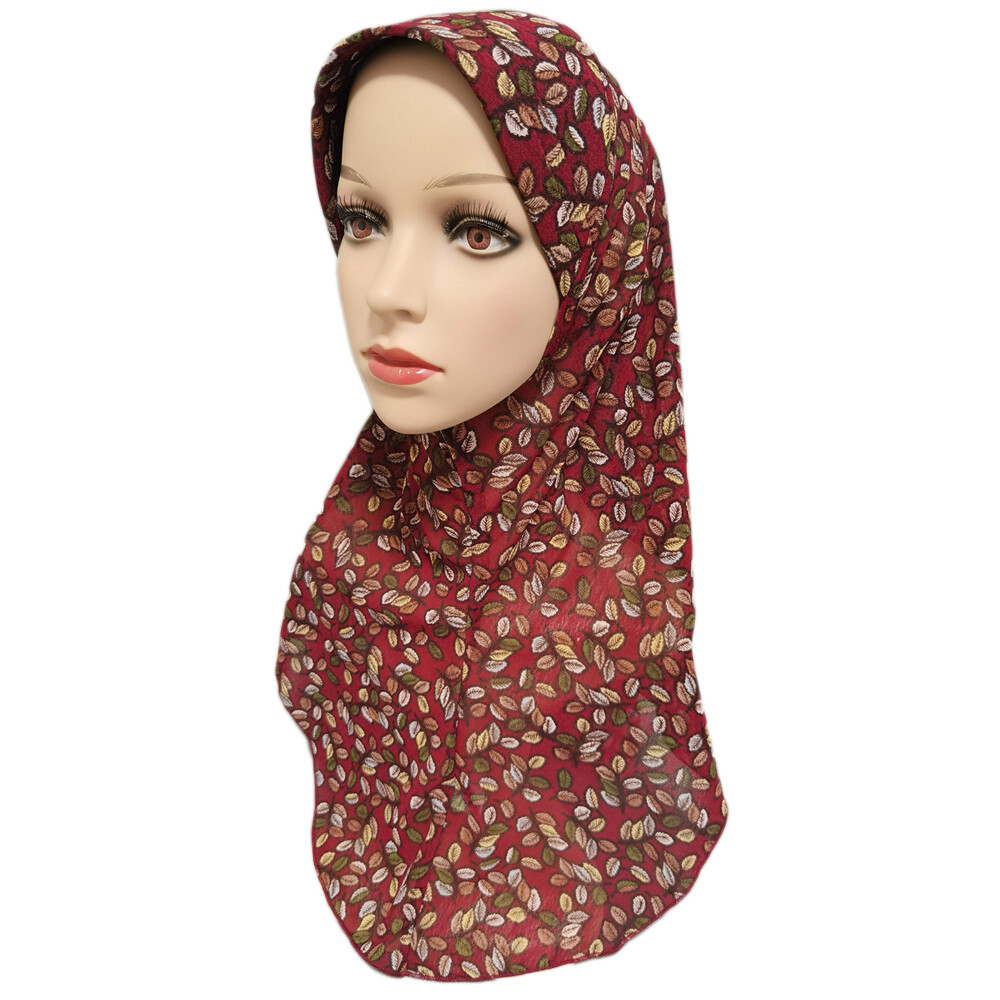 One Piece Turban Hijab Hat Muslim Women Prayer Headscarf Turban Amira Instant