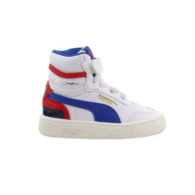 

Кроссовки Puma Ralph Sampson Mid Toddler Boys Size 4 M Повседневная обувь 370929-02, Белый, Puma Ralph Sampson Mid Toddler