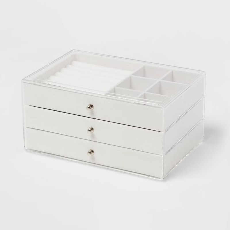 3 Drawer Acrylic Accessory Organizer - Brightroom