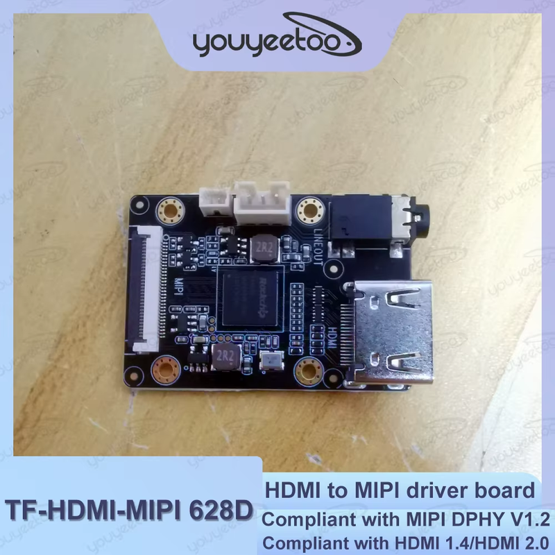 HDMI to MIPI-CSI RK628D Driver Board 4K Input Video Signal Adapter Boards Develo