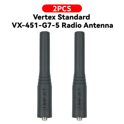 2X Vertex Standard VX-451-G7-5 Two-Way Radio UHF-R2 Antenna Vertex Radio Antenna