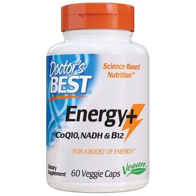 Doctors Best Energy + CoQ10, NADH и B12 60 VegCap