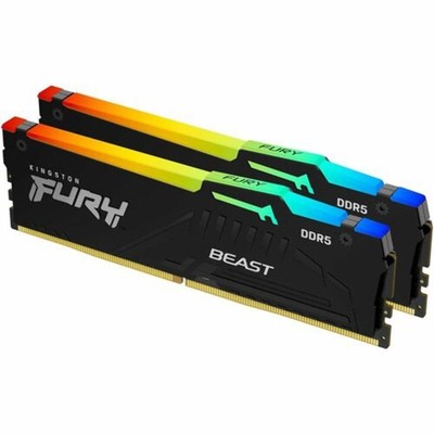 64GB DDR5 DIMM Kingston FURY Beast 6000MT/s CL30 RGB Desktop RAM Kit (2x32GB)