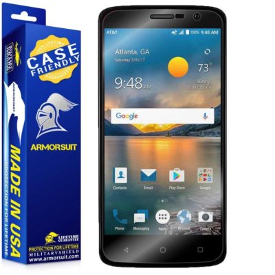 [2-Pack] ArmorSuit MilitaryShield ZTE Blade Spark Case Friendly Screen Protector