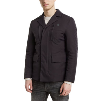 Pre-owned G-star Zip Regular Fit Tech Cargo Blazer Men  Raw In Black