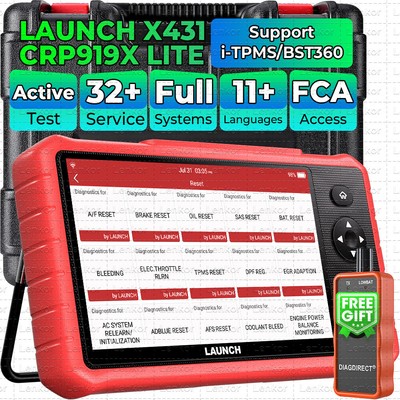 LAUNCH X431 CRP919X Lite Bidirectional Scanner Full System Diagnostic Key Coding