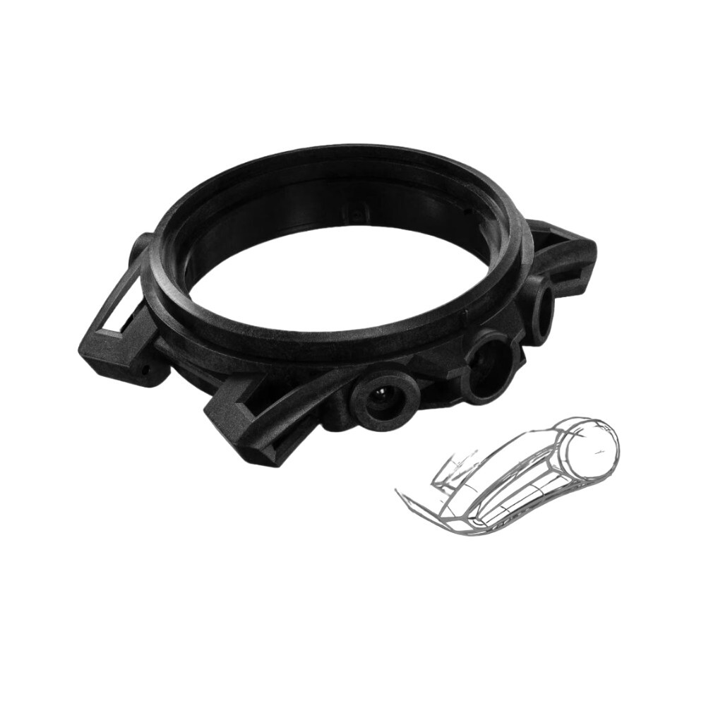 CASIO CASIO EDIFICE BLACK DIAL RESIN STRAP MEN WATCH ECB-2000TP-1ADF