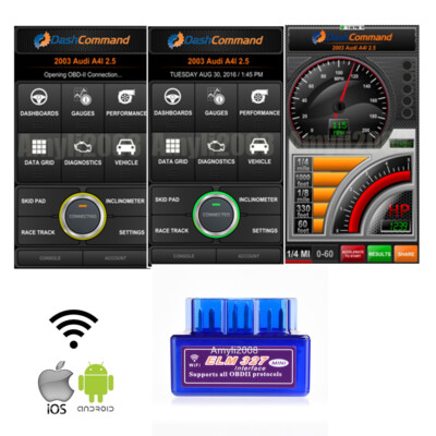 OBDII Mini WiFi OBD2 Car Diagnostic Scanner Tool for iPhone iPad Android USA
